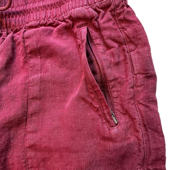 Athleta Retreat Linen Wide Leg Pant, Sz 12 - Picture 9 of 16